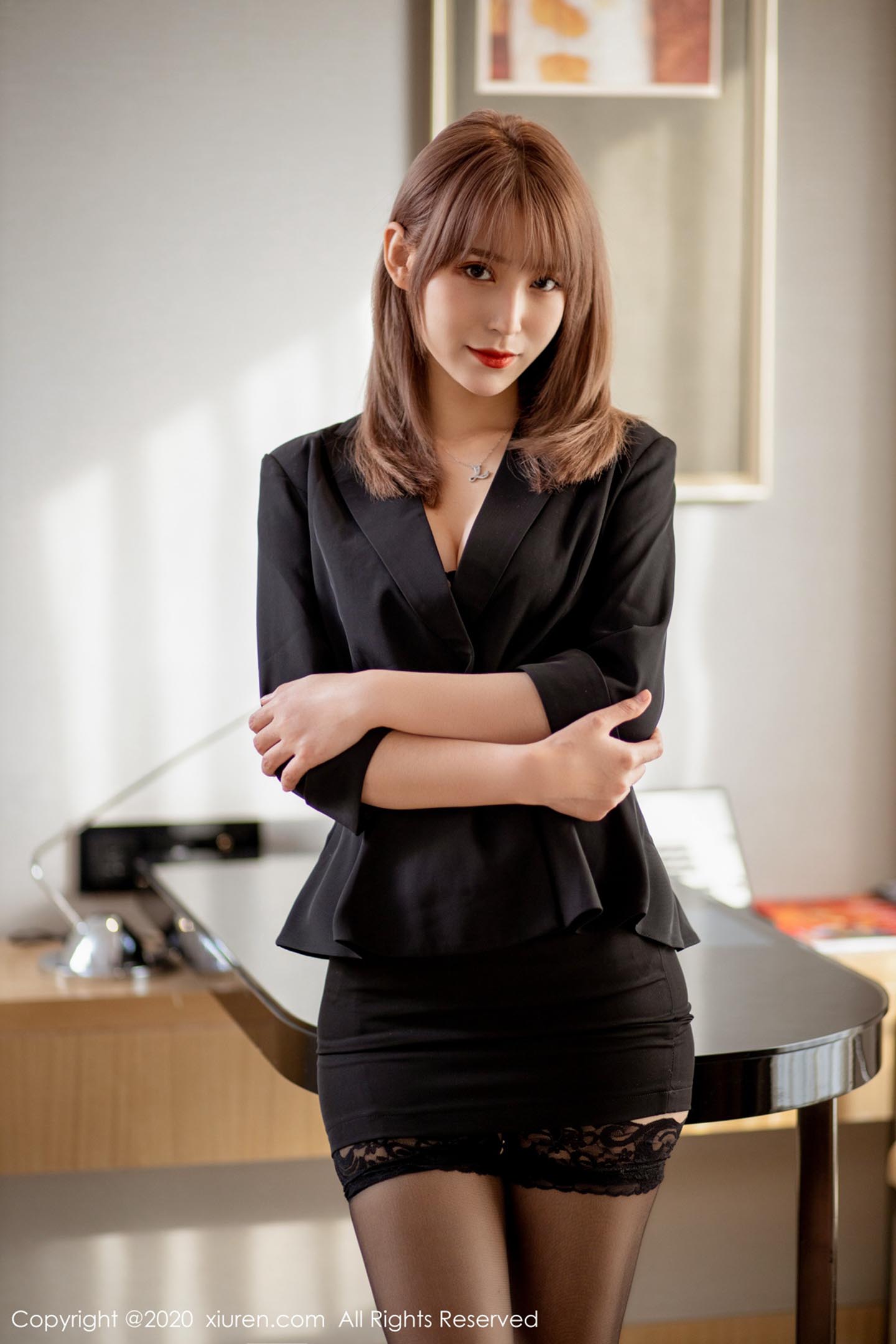 2020.08.06No.2414周慕汐fairy职场制服系列插图6